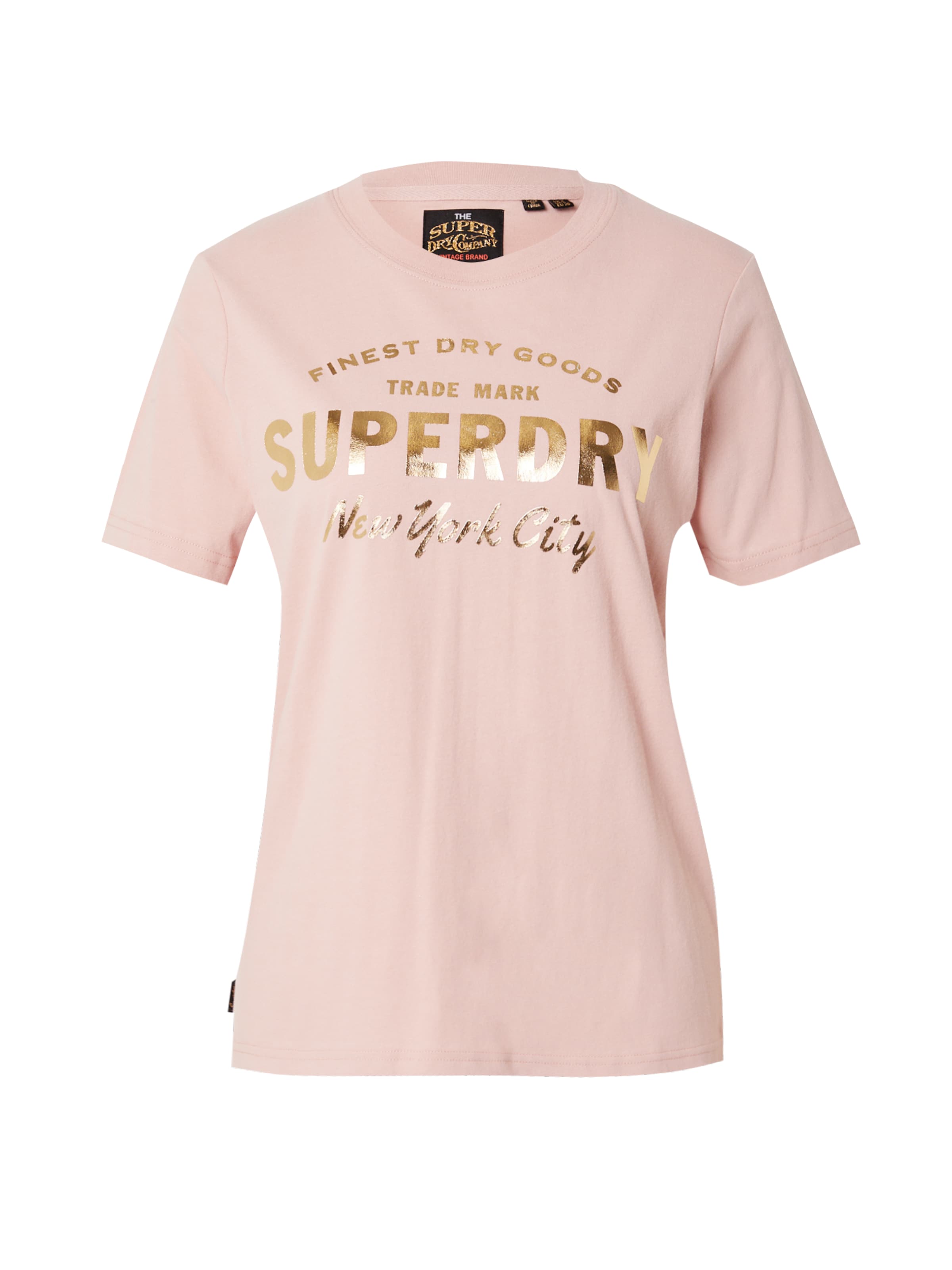 Superdry & Co Póló 'Luxe' - rózsaszín: elől