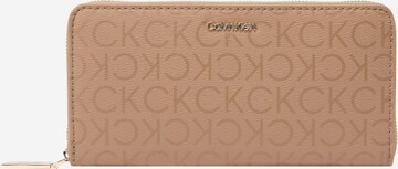 Calvin Klein Portemonnaie in Beige: predná strana