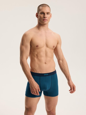 Boxer 'Boxershorts Doppelpack Baumwollmix im Mix elastischer Bund BELL' di Henderson in blu