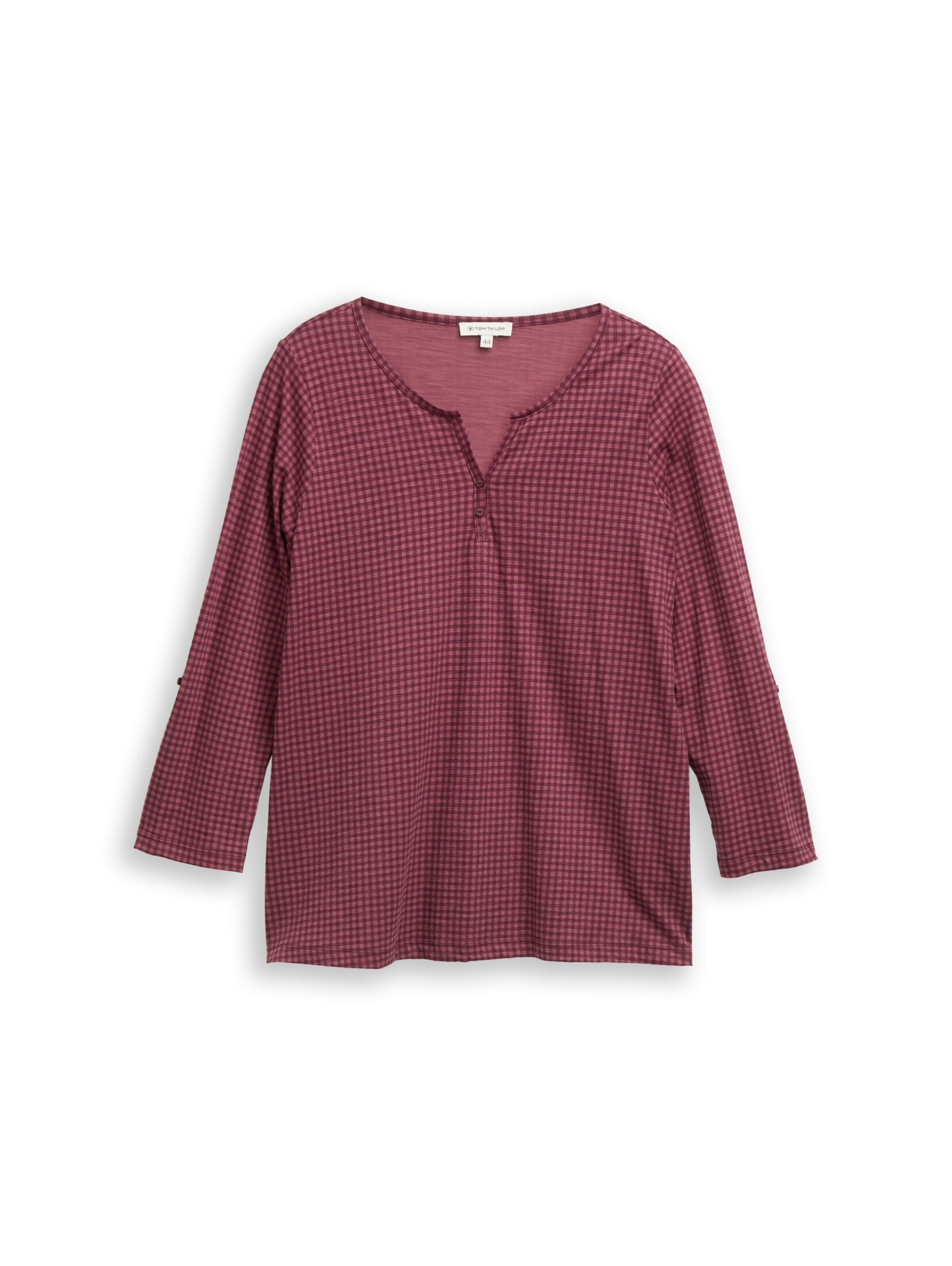 Tom Tailor Women + Shirt in Rood: voorkant