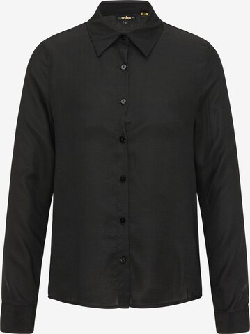 usha BLACK LABEL Blouse in Black: front