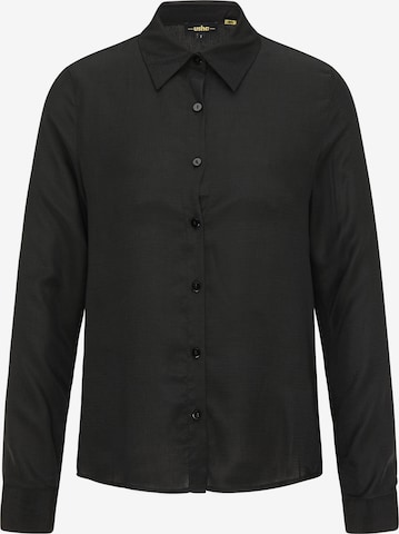 Camicia da donna di usha BLACK LABEL in nero: frontale