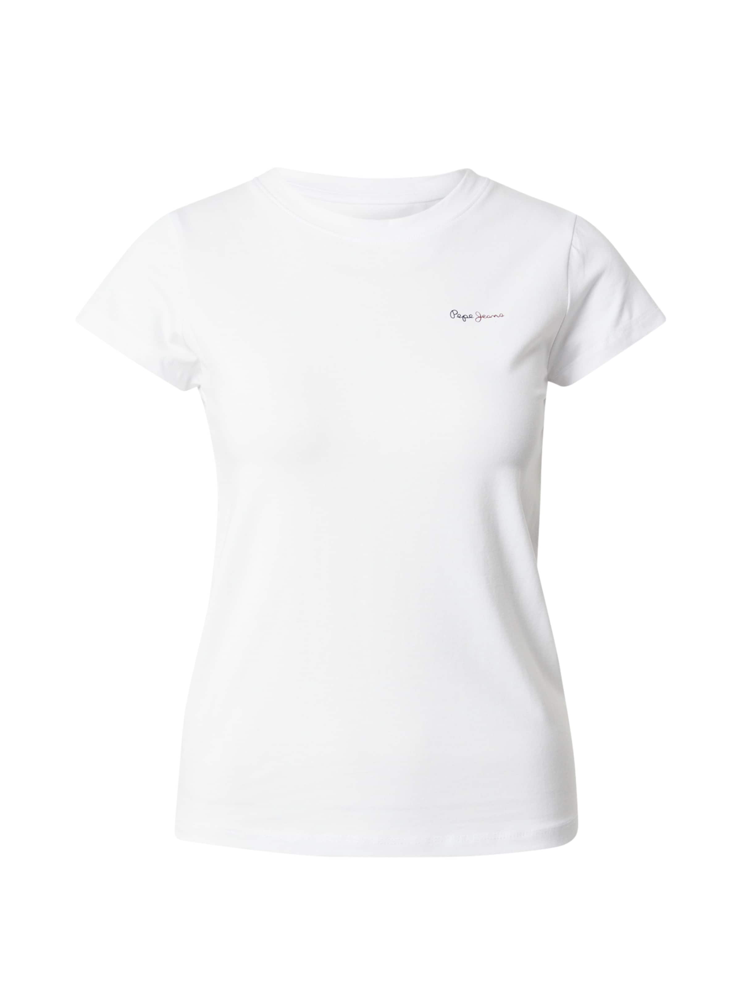Pepe Jeans T-shirt i vit: framsida