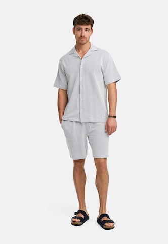 Pyjama court 'Lino' INDICODE JEANS en bleu