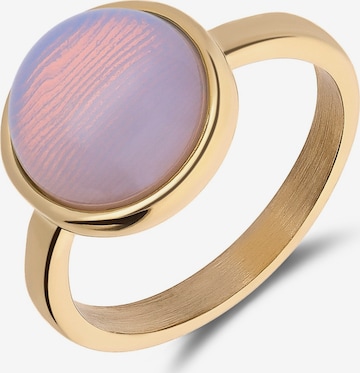 Lucardi Ring in Gold: front