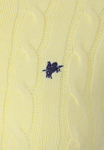 DENIM CULTURE - Pullover 'ELISA' em amarelo