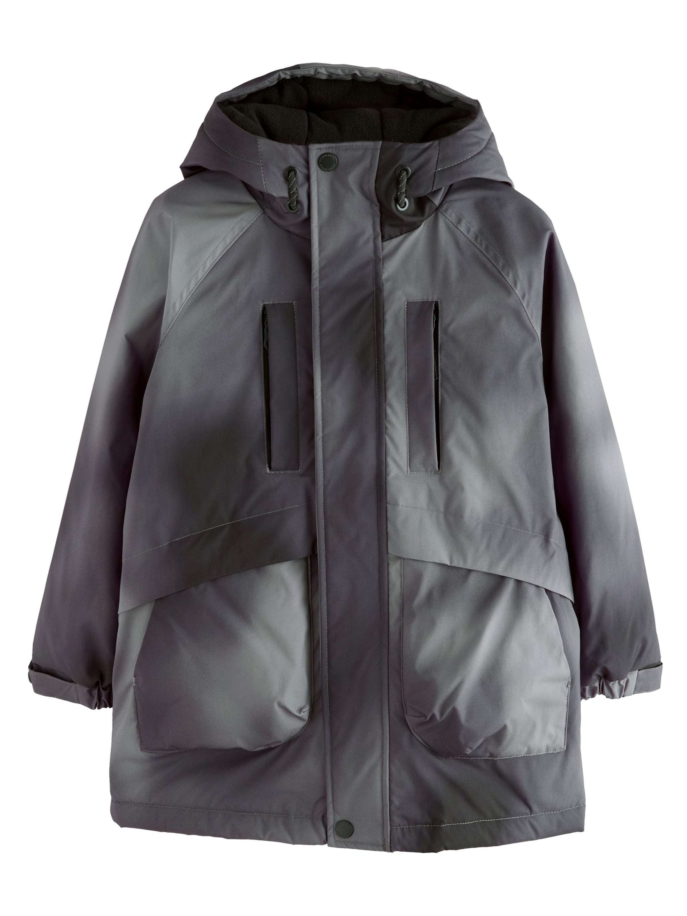 pelēks Next Starpsezonu jaka: no priekšpuses