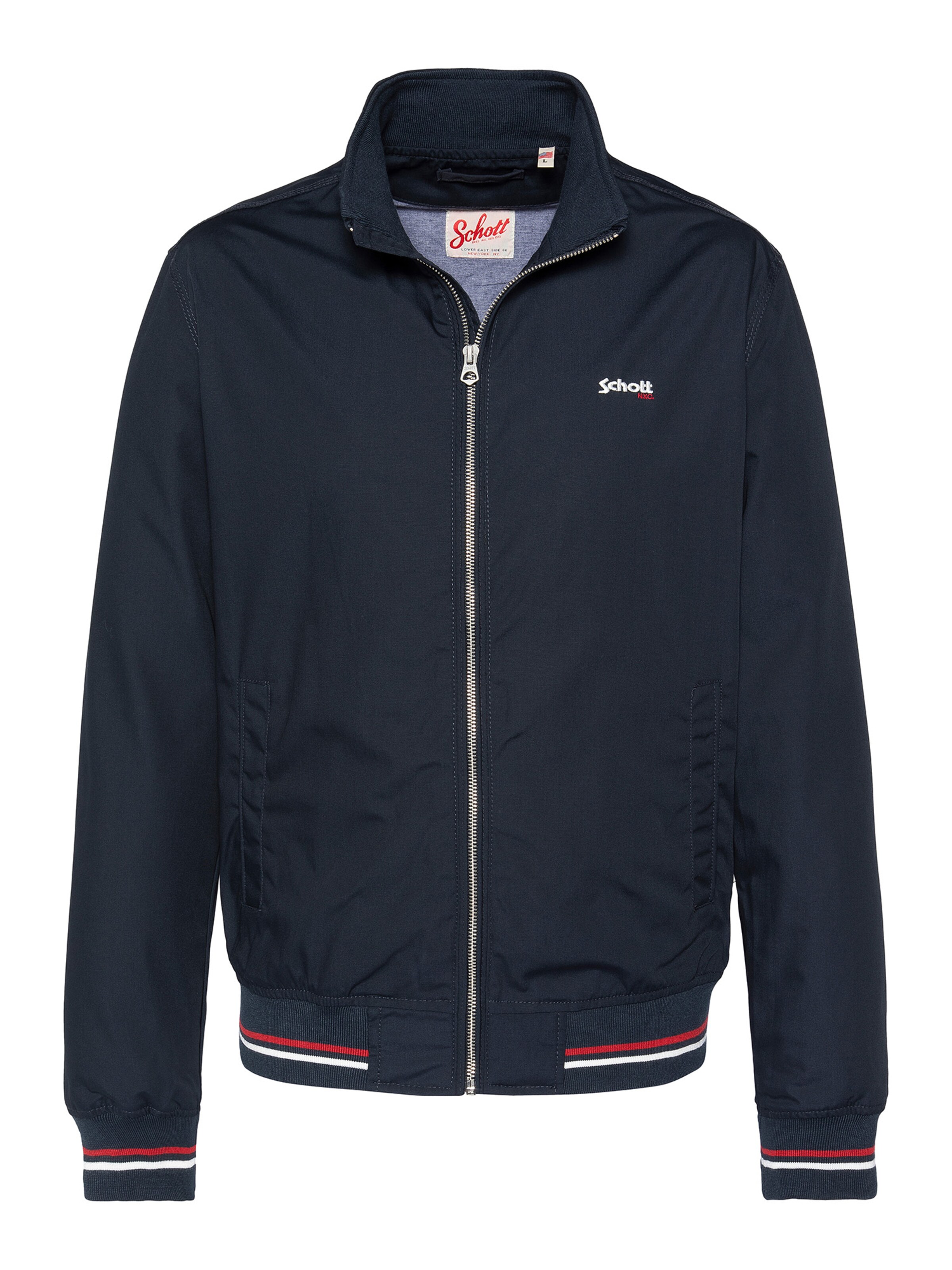 Schott NYC Veste mi-saison en M en bleu, Vue avec produit