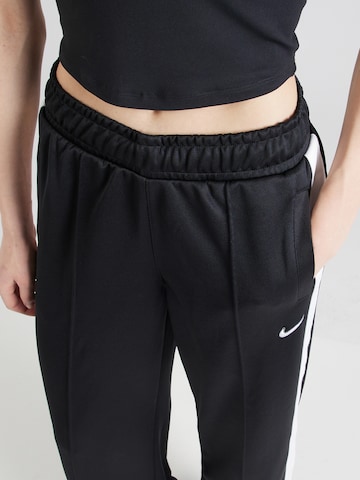 Nike SportswearWide Leg/ Široke nogavice Hlače - crna boja