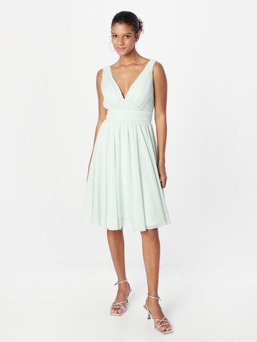 mascara Cocktail Dress in Green: front