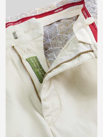 Coupe slim Pantalon chino 'Bonn' MEYER en beige