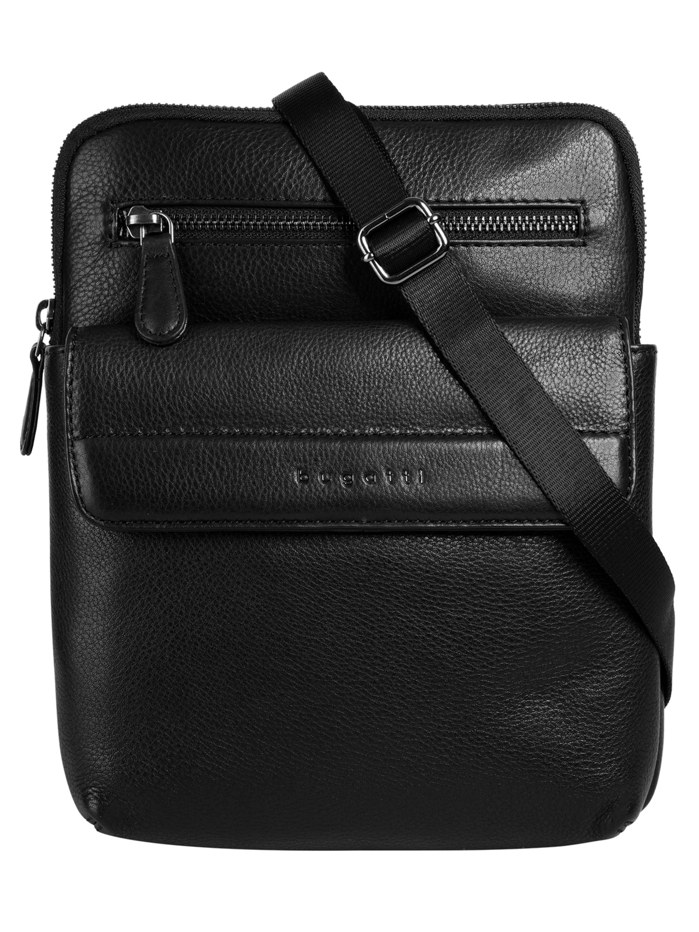 Sac à bandoulière 'NOME' bugatti en noir : devant