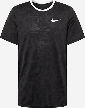 NIKE - Camiseta funcional 'Superset' en negro: frente