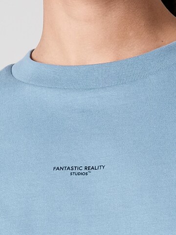 FANTASTIC REALITY STUDIOS Shirt 'MINI LOGO BOXY FIT – Bio-Baumwolle' in Blue