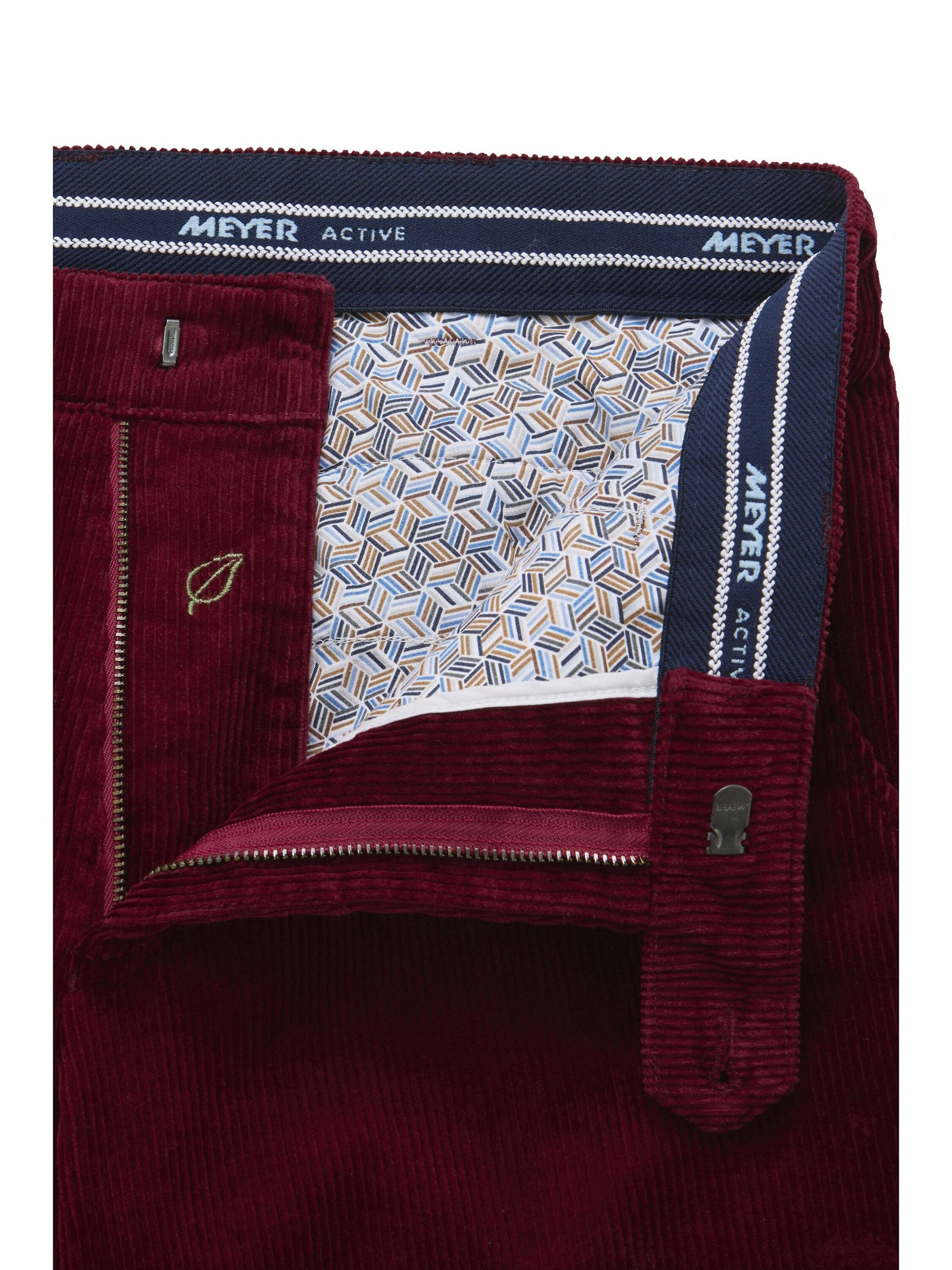 Regular Pantalon chino 'Bonn 2-3708' MEYER en rouge
