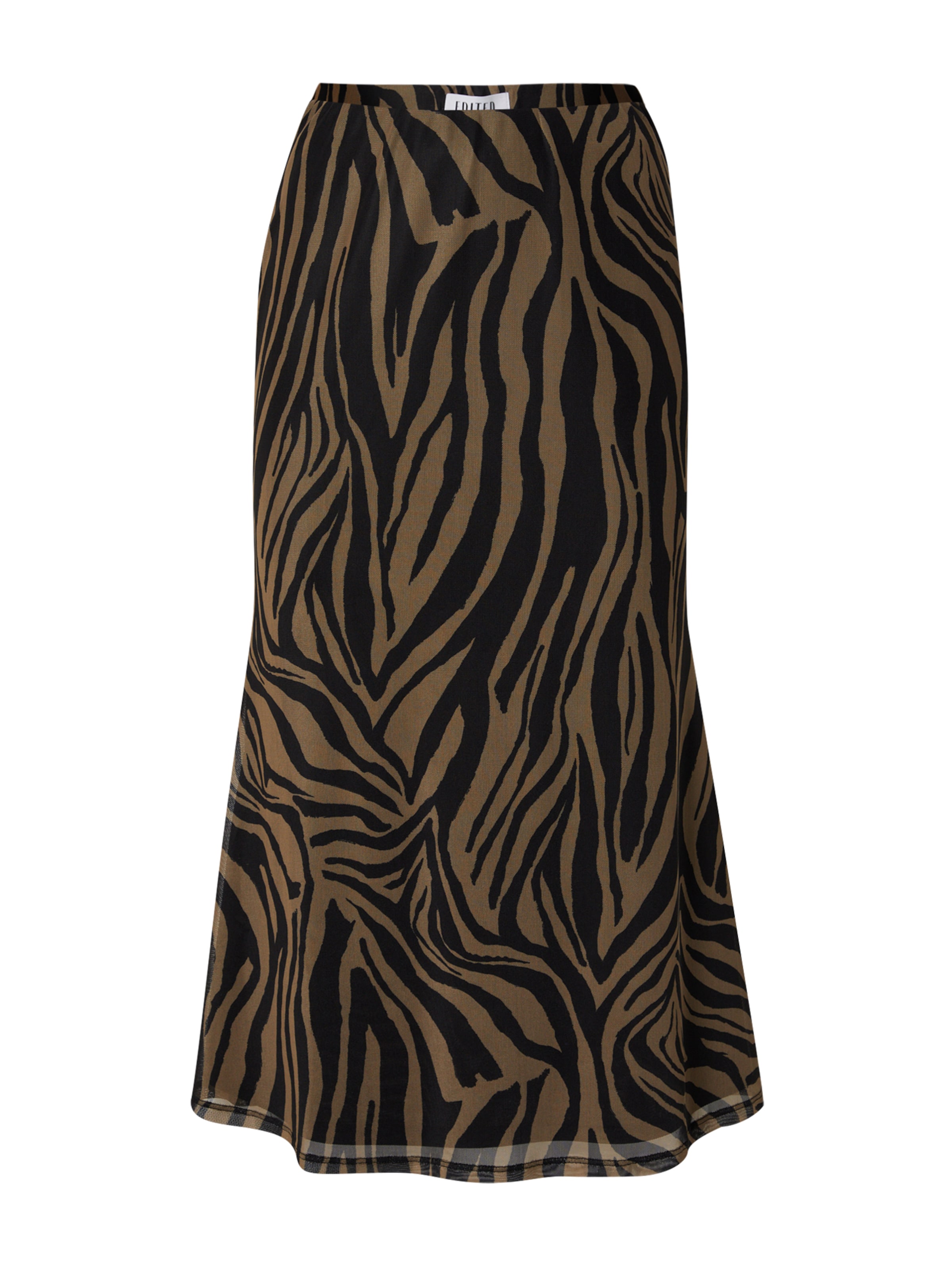 EDITED Sukňa 'Alva' - Hnedá: predná strana