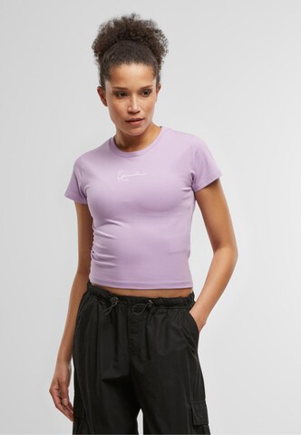 T-shirt Karl Kani en violet : devant