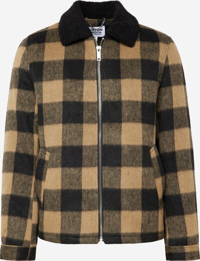 BURTON MENSWEAR LONDON Prehodna jakna | bež / črna barva, Prikaz izdelka