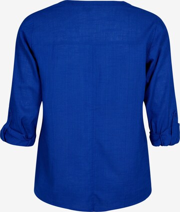 Zizzi Blouse 'CANANNA' in Blauw