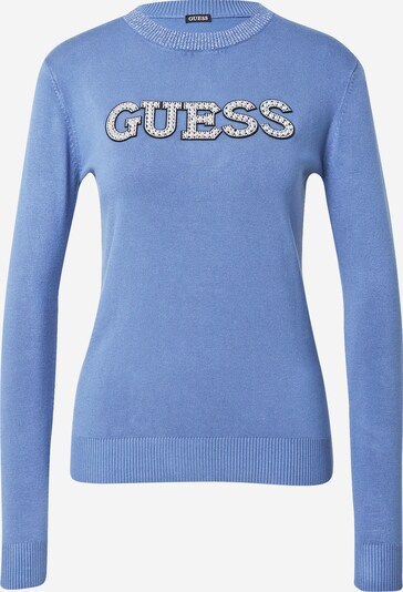 GUESS Pulover 'ELVIRE' | dimno modra barva, Prikaz izdelka