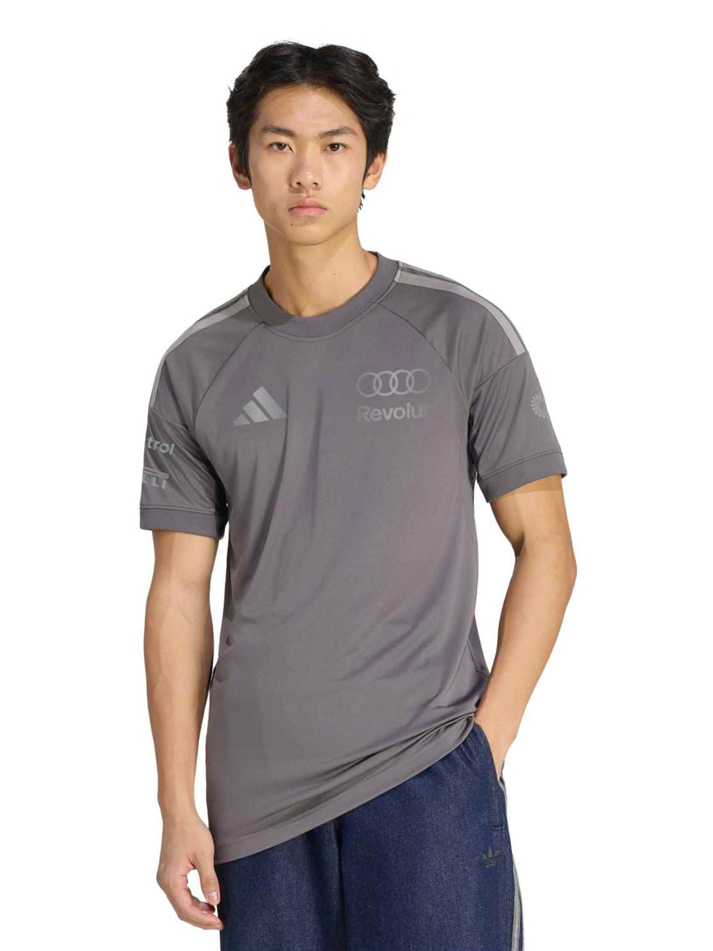 ADIDAS SPORTSWEARTehnička sportska majica 'Audi Formula One Team Driver' - siva boja