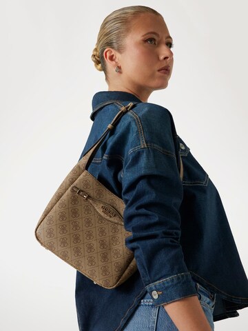 GUESS Schultertasche 'Katya' in Beige