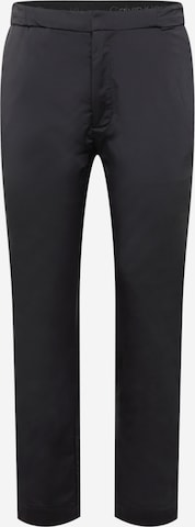 Calvin Klein Chino hlače | črna barva: sprednja stran
