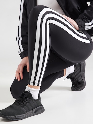 ADIDAS PERFORMANCE Skinny Workout Pants 'OPT ESS 3S' in Black