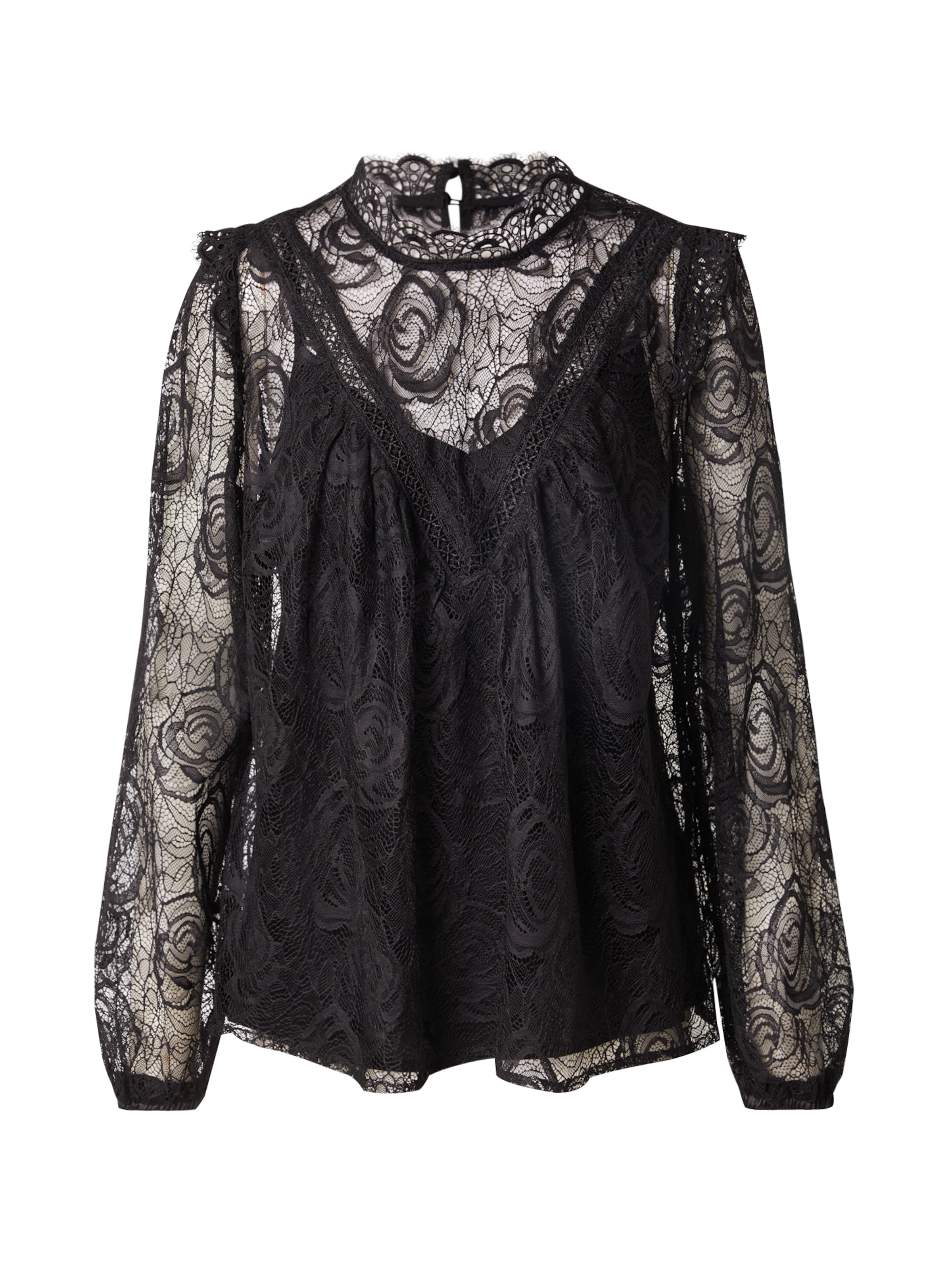 Bluză de la NÜMPH pe negru: față