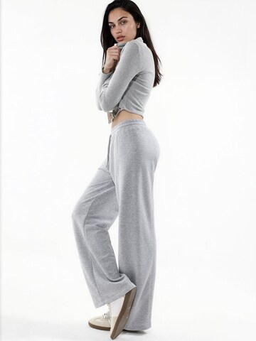 Wide leg Pantaloni sportivi di Hiccup in grigio