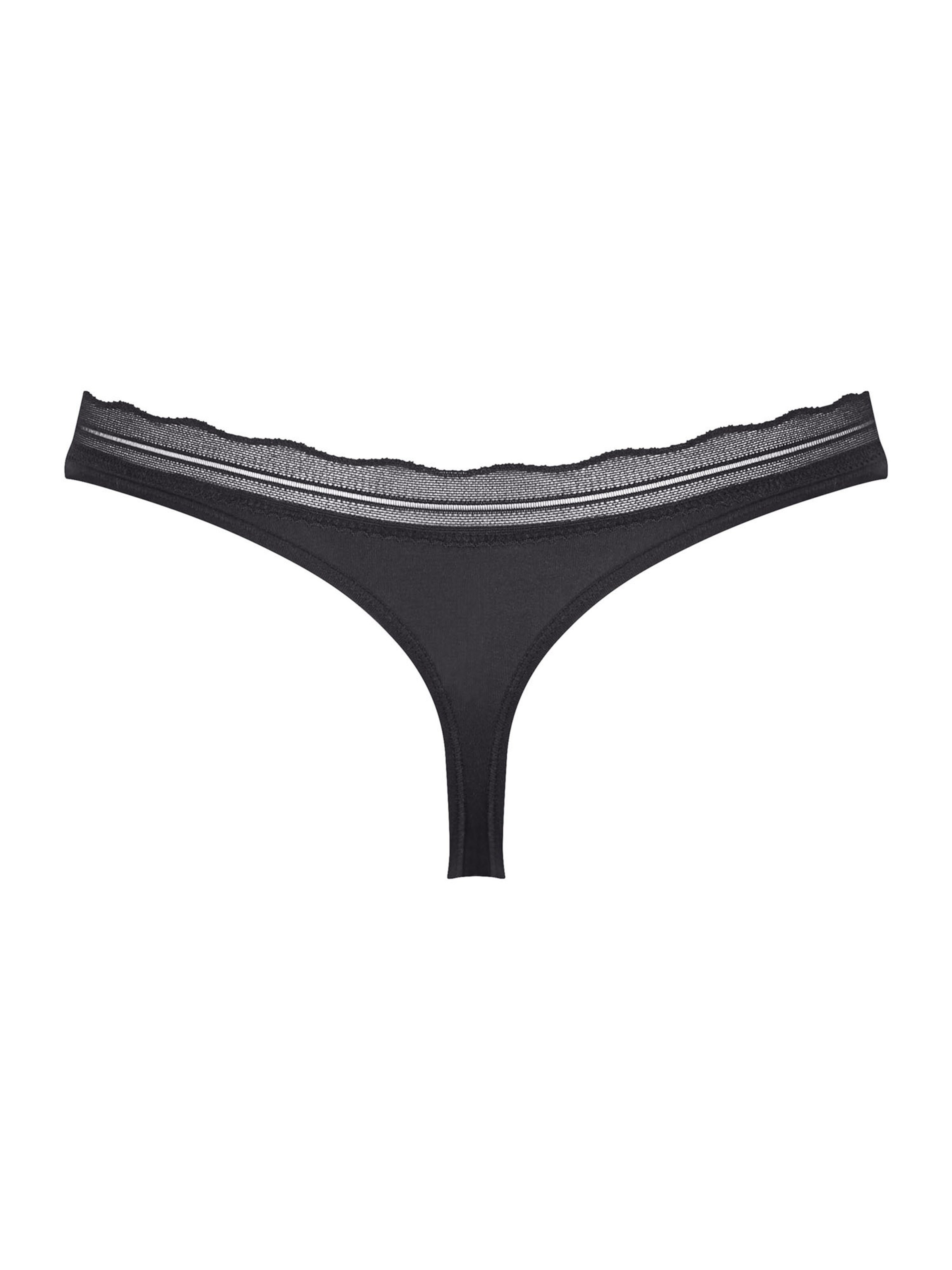 SLOGGI String ' Blue GO Blush ' in Black