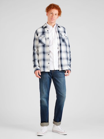 GARCIA Regular fit Button Up Shirt 'Colbert + Gilet' in Blue