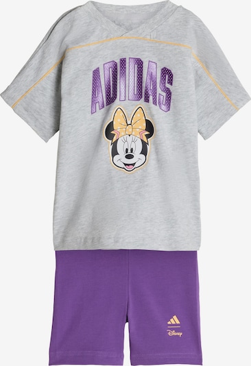 ADIDAS SPORTSWEAR Sportanzug 'Adidas x Disney Minnie Maus' in 62 in graumeliert / lila / hellorange / schwarz, Produktansicht
