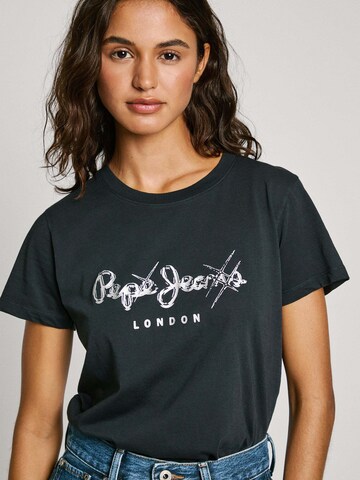 juoda Pepe Jeans Marškinėliai 'LETICIA'