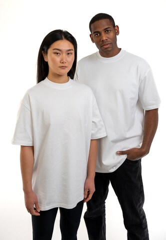 Johnny Urban Μπλουζάκι 'Sammy Oversized' σε λευκό: μπροστά