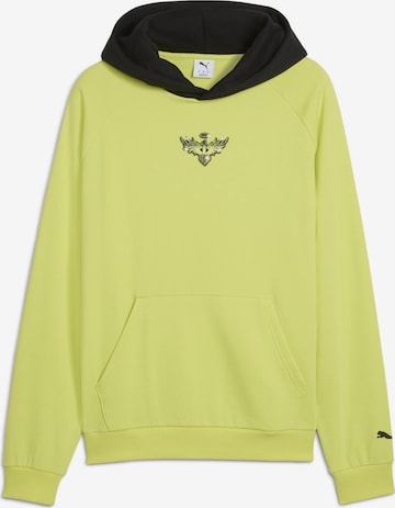 PUMA Sportsweatshirt 'Melo Alwayz On 1' in Gelb: Vorderseite