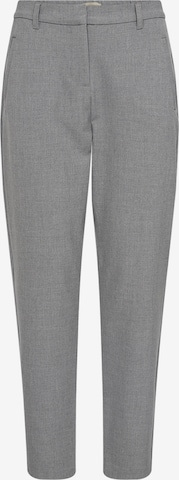 Soyaconcept Regular Pants in Grey: front