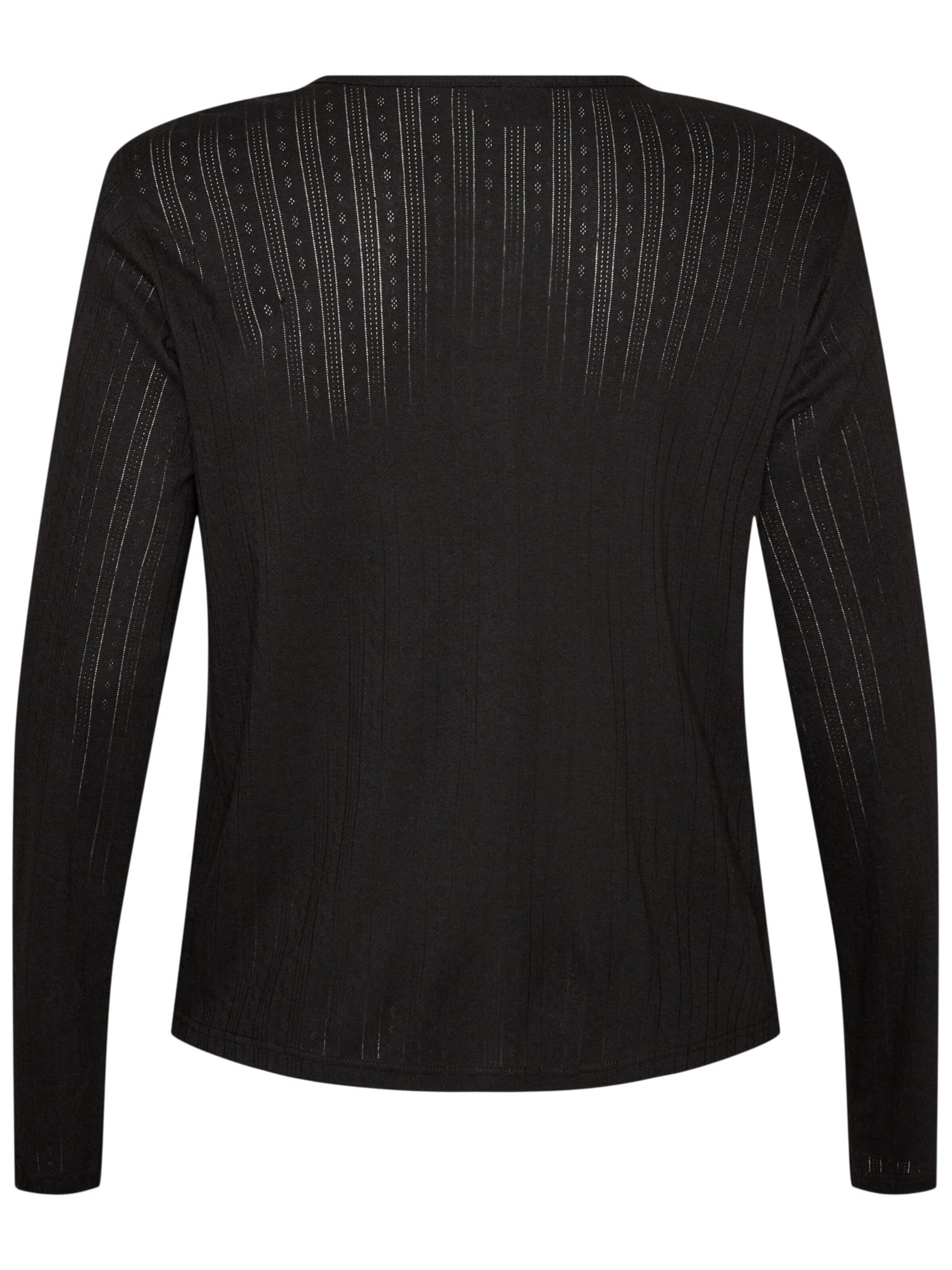 Zizzi Cardigan 'POINTY' i sort