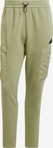 ADIDAS SPORTSWEAR Regular Workout Pants 'City Escape' in Green: front