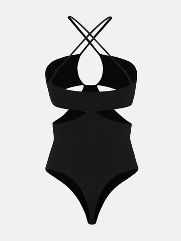 Body a maglietta 'GABI' di OW Collection in nero