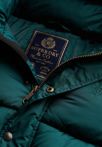 Superdry & Co Winter Jacket 'Premium' in Green