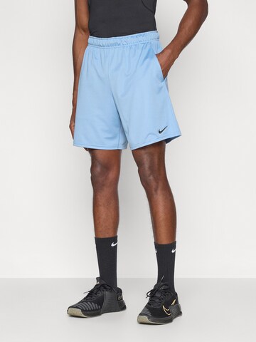 NIKE Regular Sportshorts 'Flex' in Blau: Vorderseite