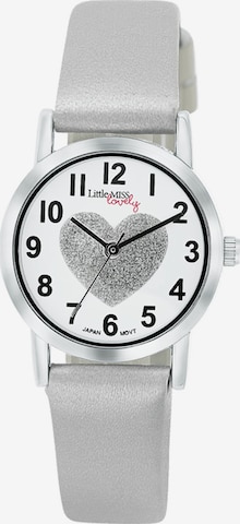 Lucardi Analog Watch 'Liebe' in Silver: front