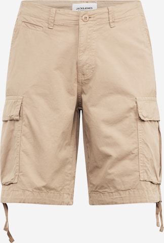 JACK & JONES Regular Gargohousut 'Cole Tucker' värissä beige: edessä