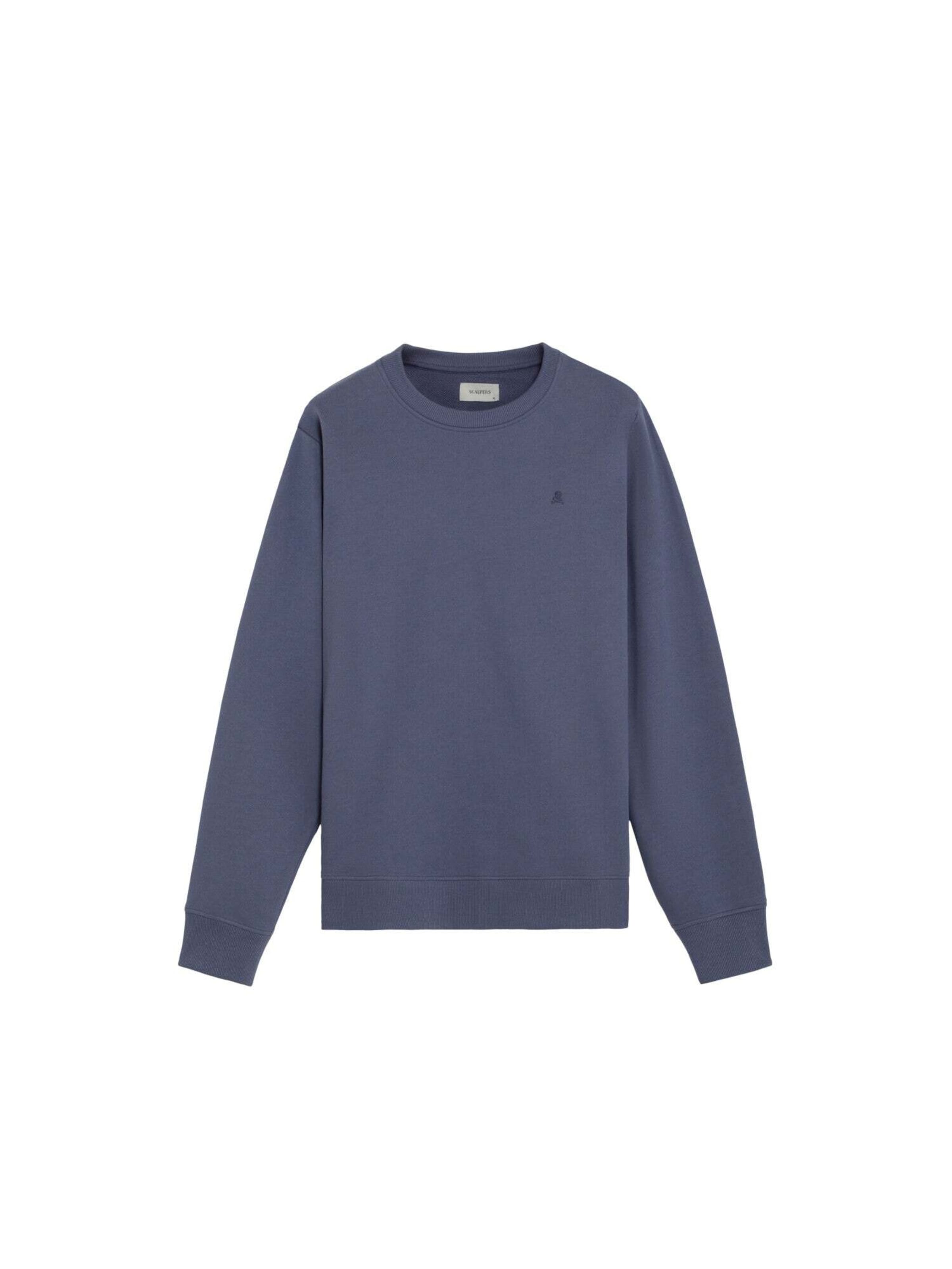Sweat-shirt Scalpers en bleu : devant