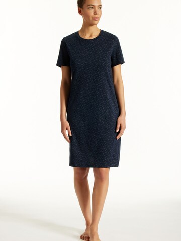 uncover by SCHIESSER Nightgown ' UNCOVER Night ' in Blue: front