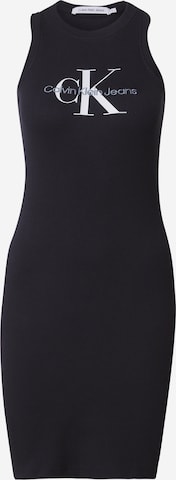 Calvin Klein Jeans - Vestido en negro: frente