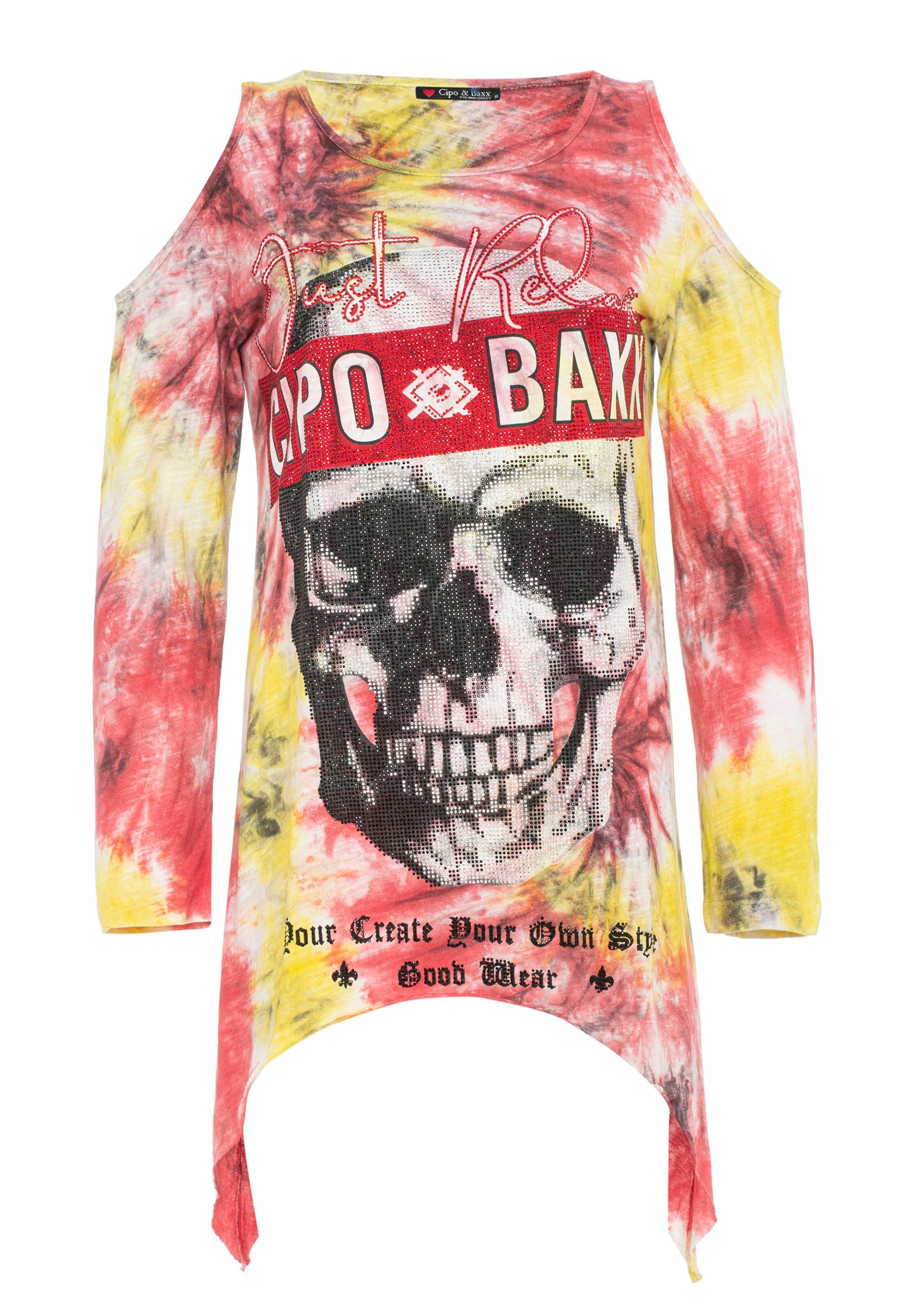 CIPO & BAXX Shirt in Roze: voorkant