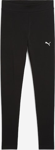 Coupe slim Pantalon de sport 'Ess' PUMA en noir : devant