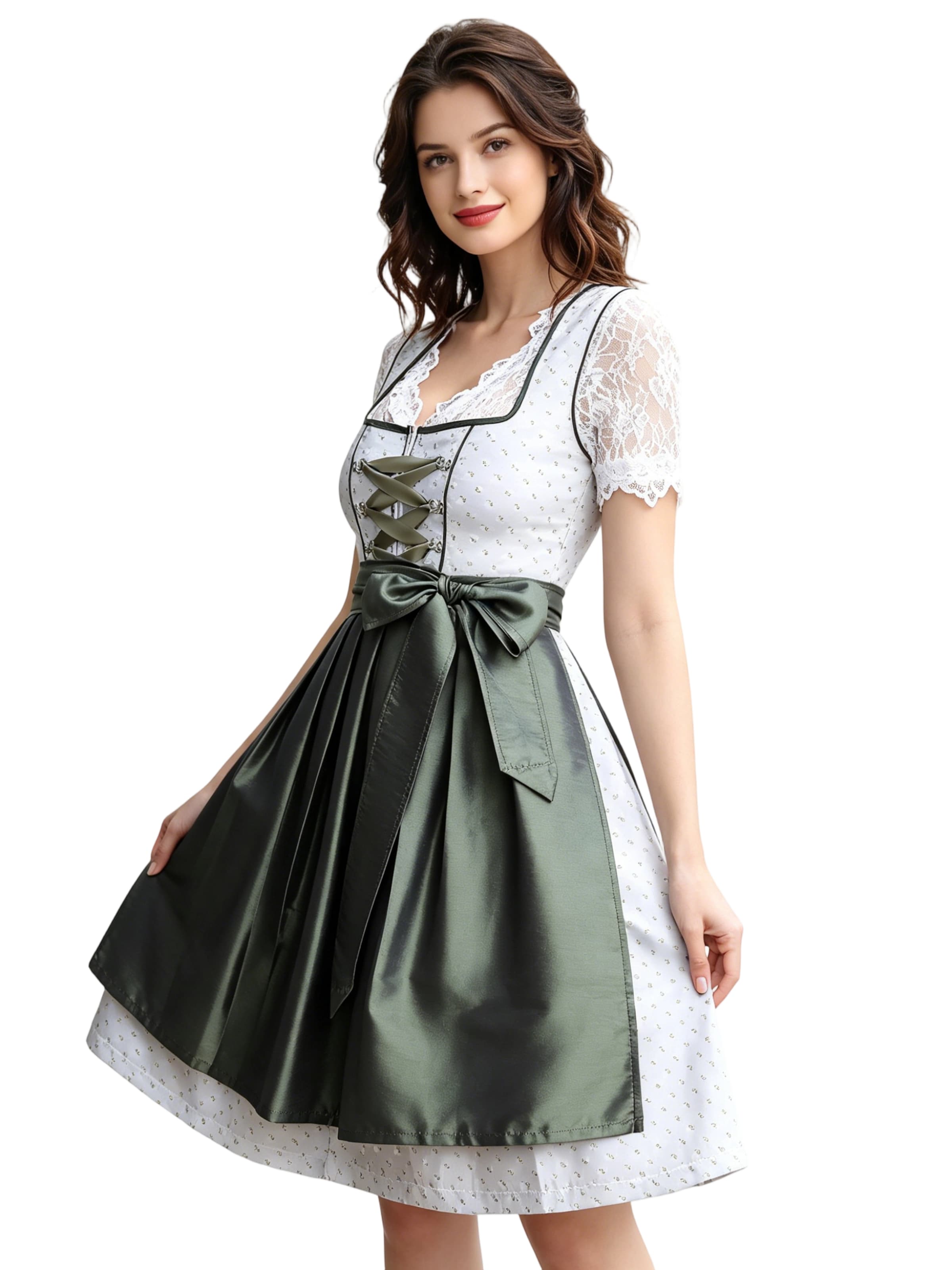 Yesfashion Dirndl in Grau